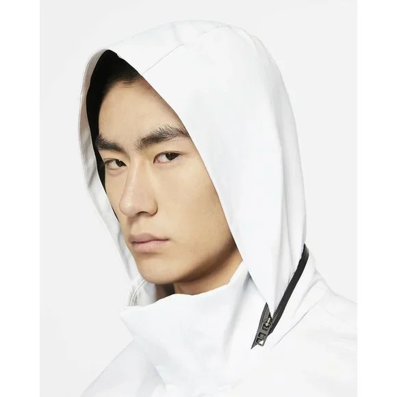 Nike Sportswear Tech Pack M65 Jacket Men's Water-repellent Long White CZ9309-100 - Picture 3 of 15